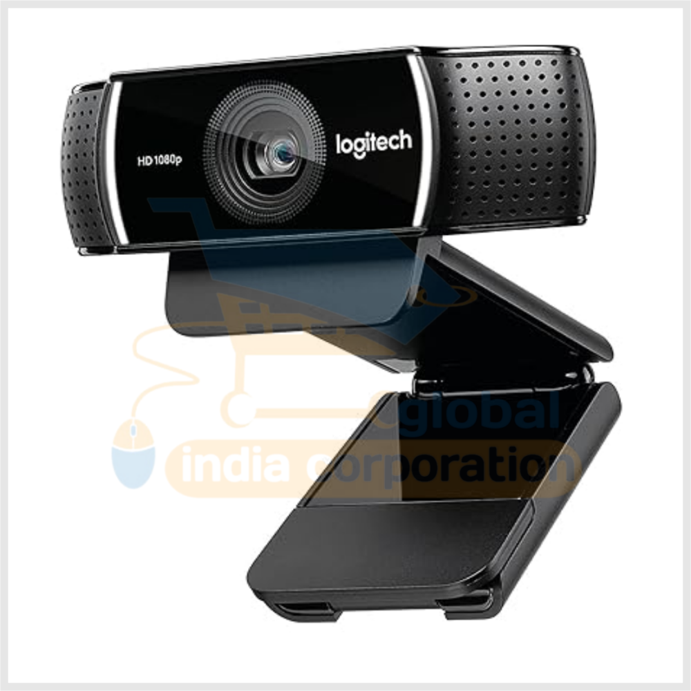 Logitech C922 Pro Stream Webcam, HD 1080p/30fps or HD 720p/60fps, Digital, Hyperfast Streaming, Stereo Audio, HD Light Correction, Autofocus, for YouTube, Twitch, XSplit - Black (960-001090)