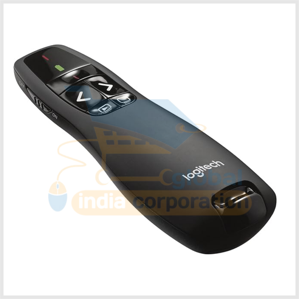 Logitech Wireless Presenter R400 for Windows Computers & Laptops(Black)