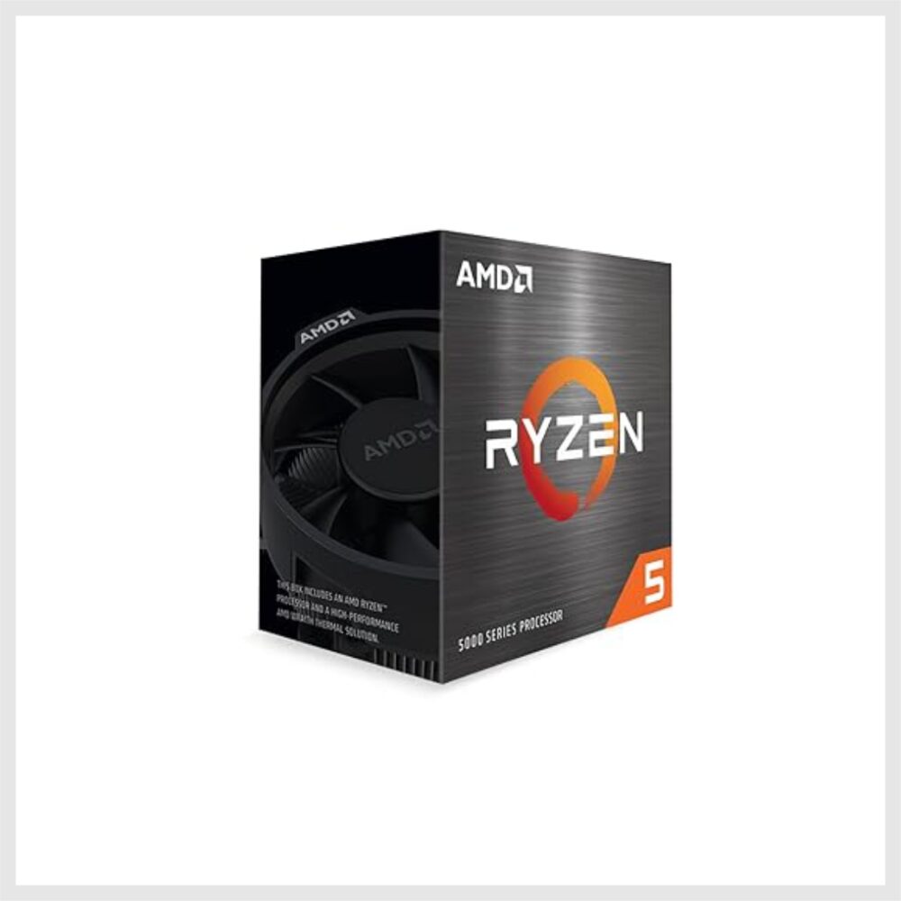 AMD 5000 Series Ryzen 5 5500 Desktop Processor 6 cores 12 Threads 19 MB Cache 3.6 GHz Upto 4.2 GHz Socket AM4 500 Series Chipset (100-100000457BOX)