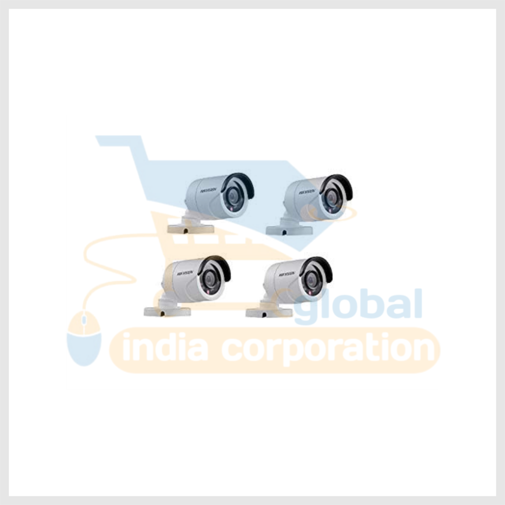 HIKVISION Full HD 2MP Cameras Combo KIT (DS-2CE1AD0T-IRP/ECO) - Pack of 4