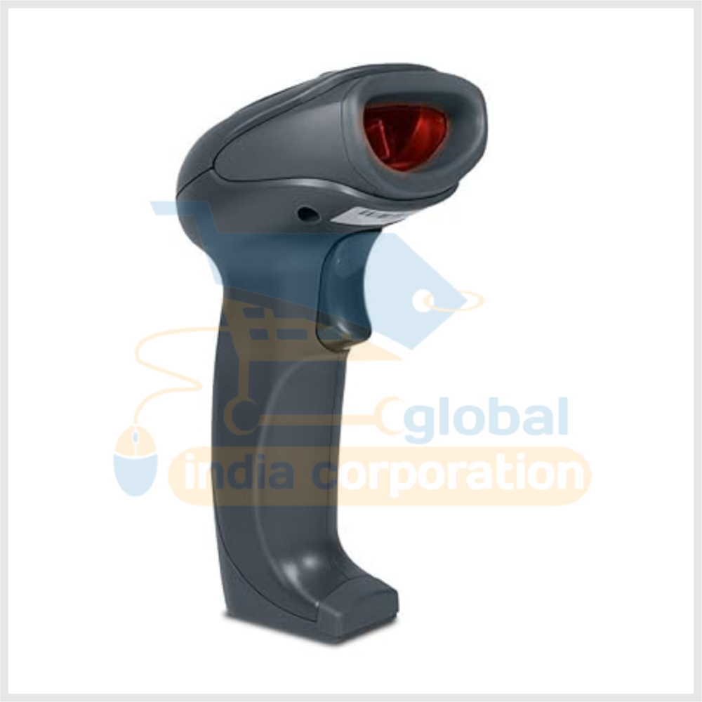 iBall WBS-650MV 2.4GHZ Wireless High-Speed 1D Barcode Scanner Reader, Plug-and-Play, High-Capacity Rechargeable Battery, Grey
