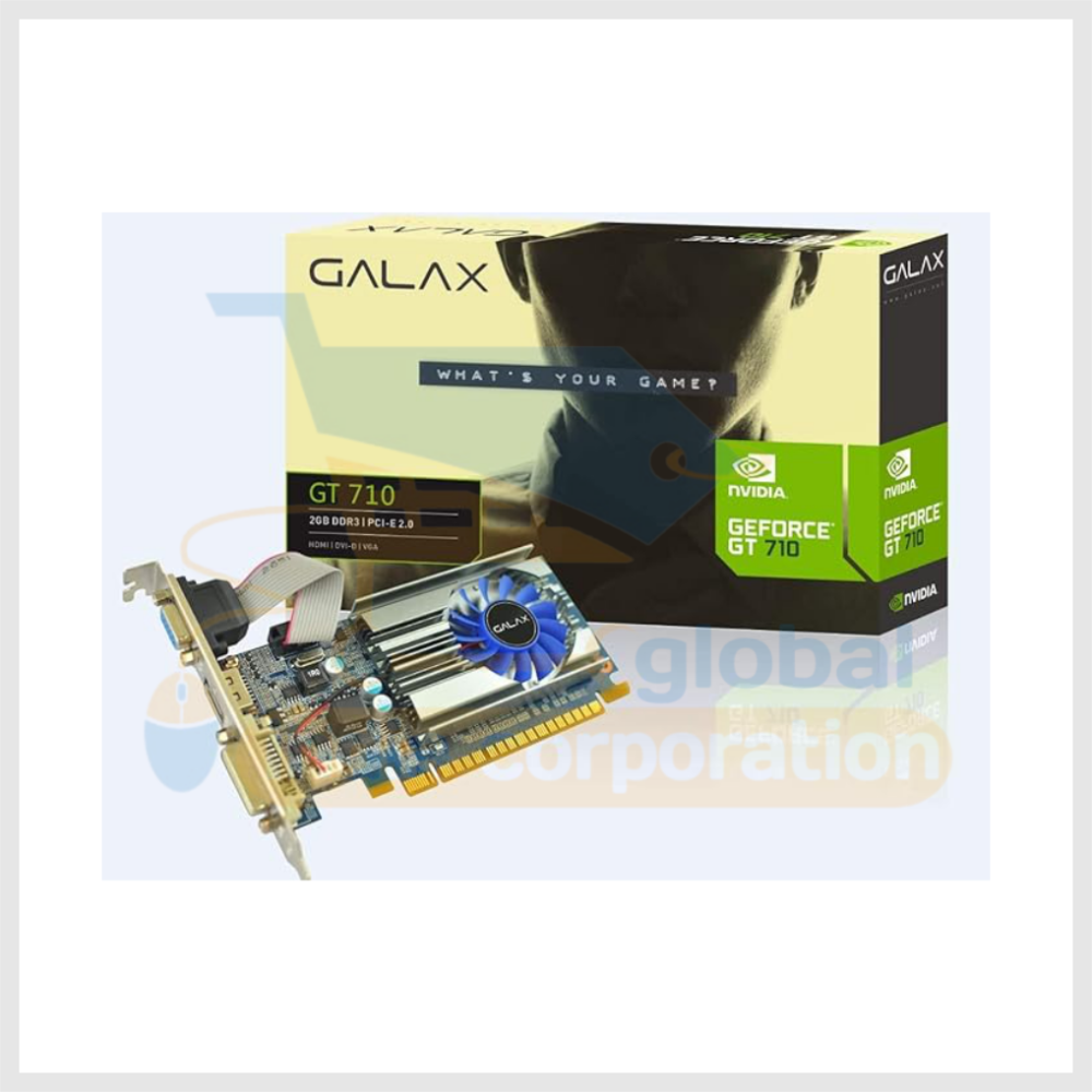 Galax gddr3 pci_e GEFORCE GT 710 2GB DDR3 64-bit HDMI/DVI-D/VGA Graphic Card