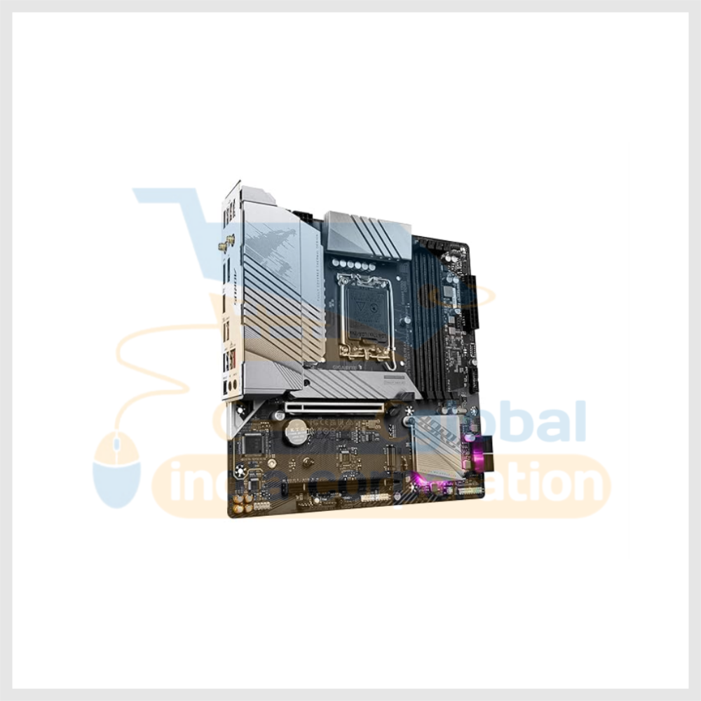 GIGABYTE B760M AORUS Elite AX (LGA 1700/ Intel/ B760/ M-ATX/ DDR5/ Dual M.2/ PCIe 4.0/ USB 3.2 Gen2X2 Type-C/Intel Wi-Fi 6E/ 2.5GbE LAN/Q-Flash Plus/PCIe EZ-Latch/Gaming Motherboard) - Image 2