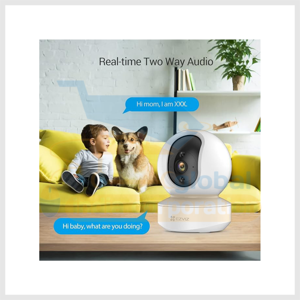 EZVIZ CS-TY1(1080P) Smart Home WiFi CCTV Camera with Motion Detection | Smart Tracking | Two Way Talk | Smart Night Vision | Sleep Mode and MicroSD Card Slot Alexa Voice Control Features - Image 3