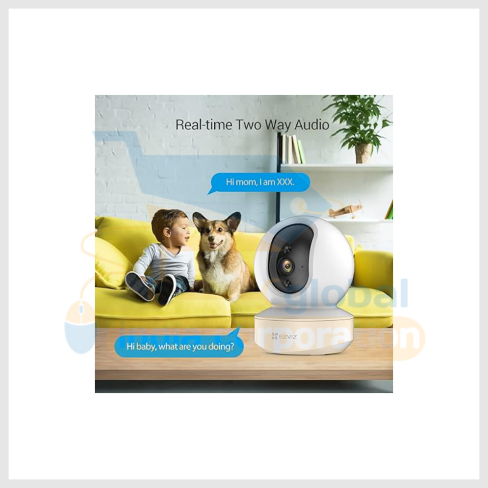 EZVIZ 1080p Security Camera Indoor WiFi 2Mp| Motion Detection | Smart Tracking | Smart Night Vision| 2-Way Audio| Compatible with Alexa(Ty1,White) - Image 3