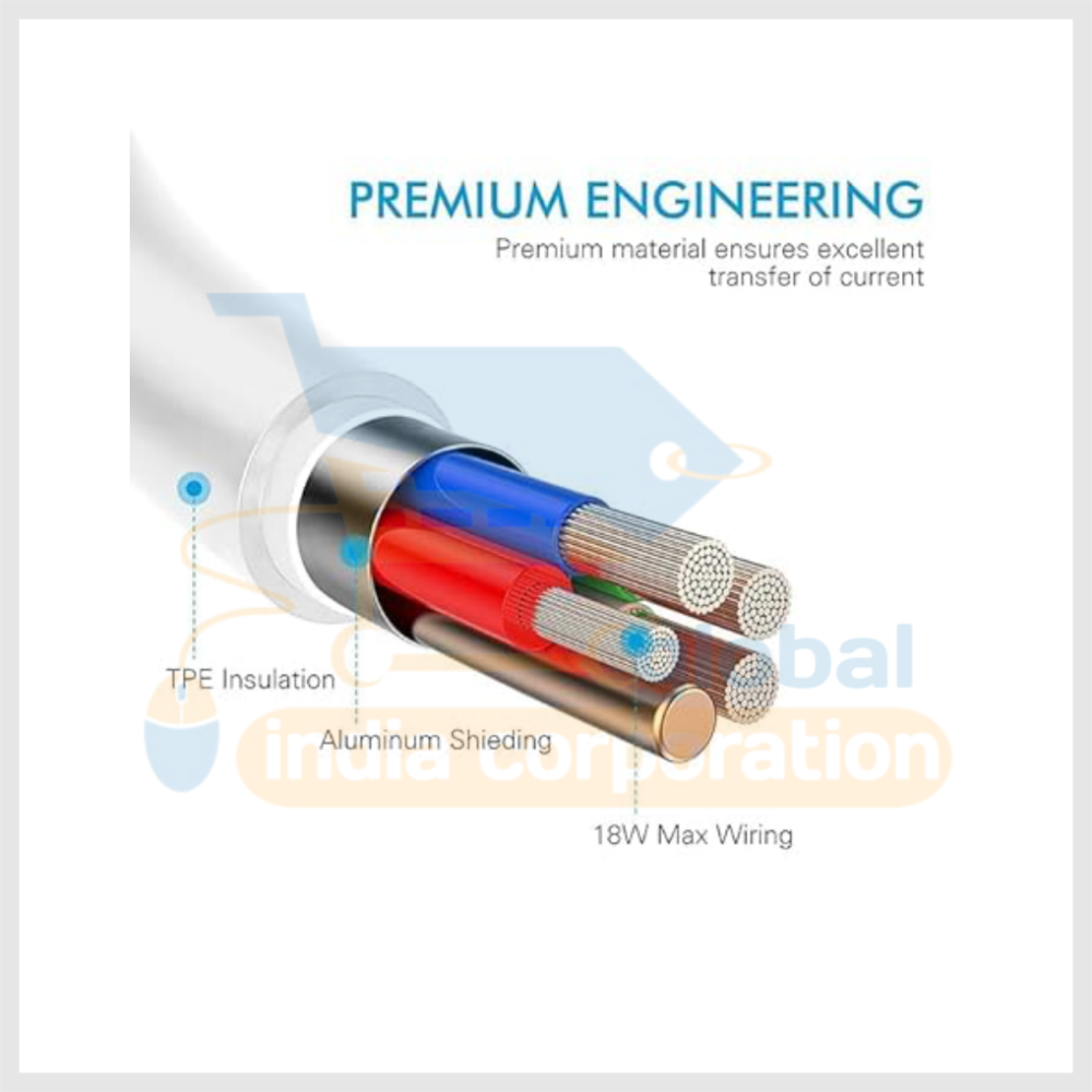 Equater Fast Phone Charging Cable & Data Sync USB Cable Compatible for iOS Devices - Image 3