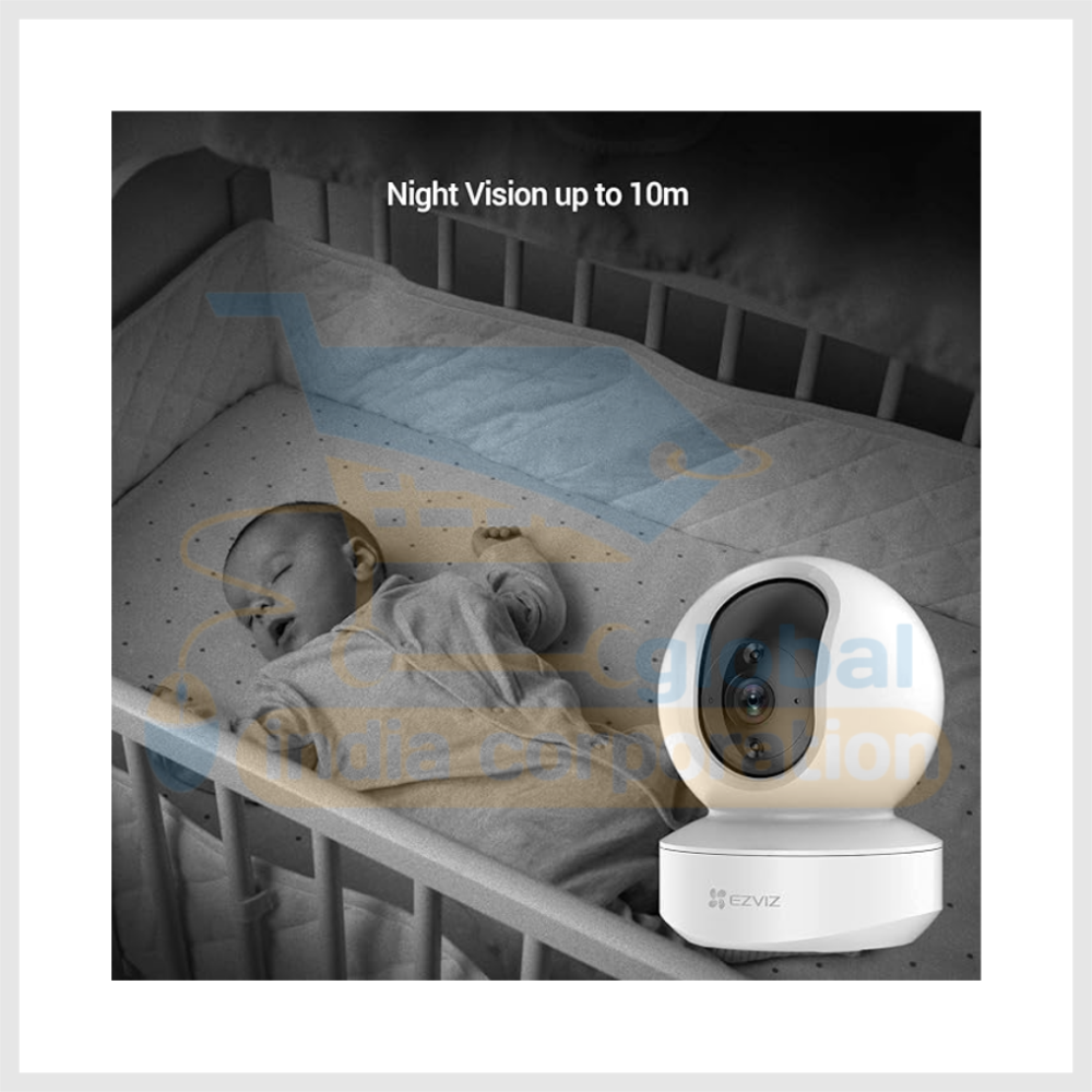 EZVIZ CS-TY1(1080P) Smart Home WiFi CCTV Camera with Motion Detection | Smart Tracking | Two Way Talk | Smart Night Vision | Sleep Mode and MicroSD Card Slot Alexa Voice Control Features - Image 4
