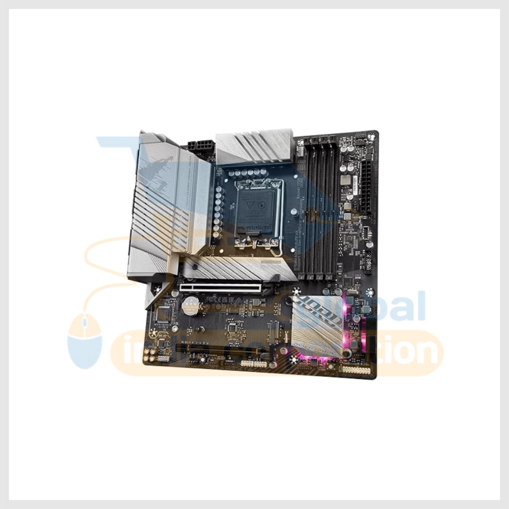 GIGABYTE B760M AORUS Elite AX (LGA 1700/ Intel/ B760/ M-ATX/ DDR5/ Dual M.2/ PCIe 4.0/ USB 3.2 Gen2X2 Type-C/Intel Wi-Fi 6E/ 2.5GbE LAN/Q-Flash Plus/PCIe EZ-Latch/Gaming Motherboard) - Image 4