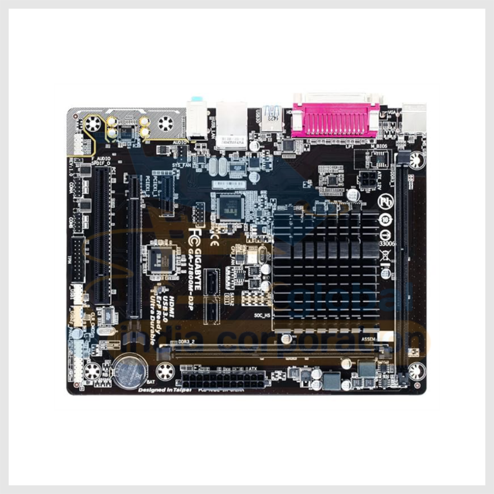 GIGABYTE Ga-J1800M-D3P Micro ATX Motherboard(Built-in Celeron J1800-2.41Ghz Dual Core Processor/Ddr3/D-Sub and Hdmi/Pcie X16) - Image 4