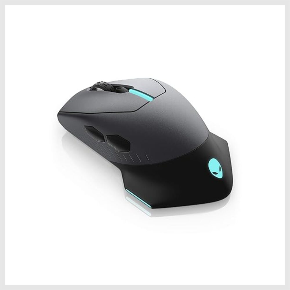 Alienware 610M Wired/Wireless Gaming Mouse - 1,000Hz Polling Rate, Rechargeable Lithium ion Battery, 16,000 DPI, 7 Fully programmable Mouse Buttons, AlienFX RGB Lighting (AW610M) - Image 11