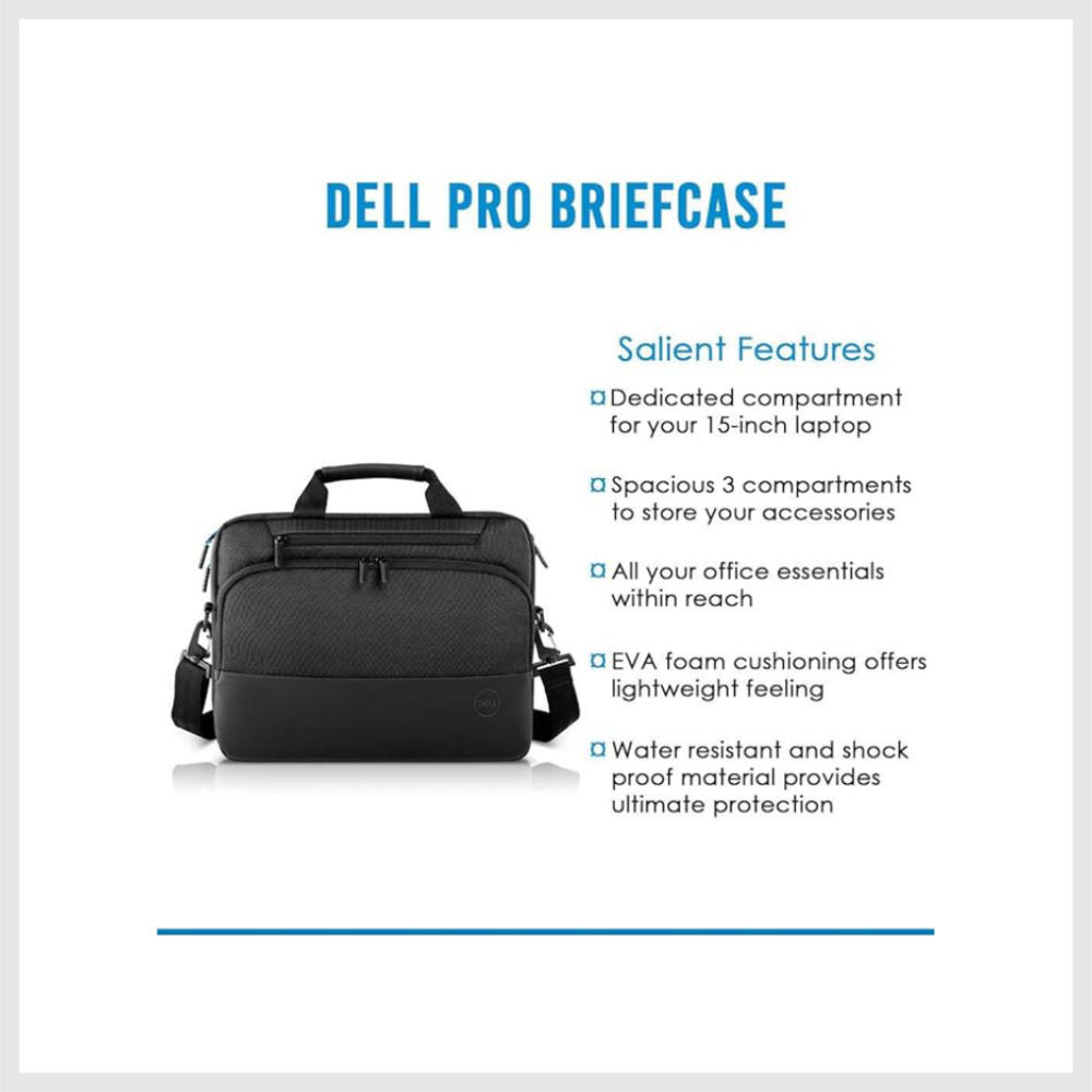 Dell Pro Briefcase 15 - PO1520C - Fits Most laptops up to 138.1 cm (15") - Image 3