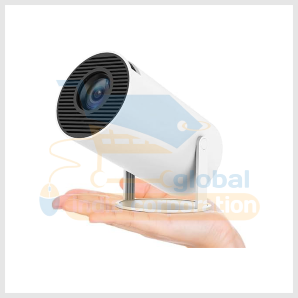 Equater HY300 Home Theater Smart LED Prortable Projector Built in Streaming Apps Like Netflex,YouTube, Vodeo | 1600 lumens, 180 Degree Flip, 3W Speaker, 4K Projector with 2.4/5G WiFi, BT5.0 | White - Image 6