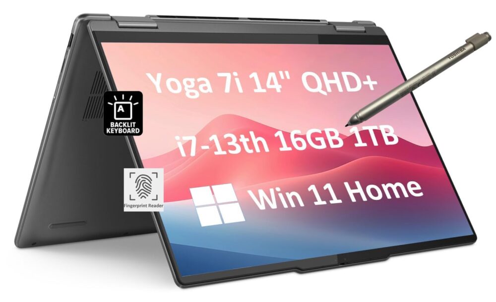 Yoga 7i 2-in-1 Intel, 35.56cms - Core Ultra 7(Tidal Teal) - Image 4
