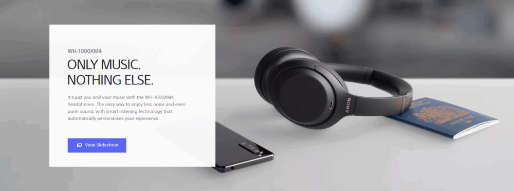 WH-1000XM4 Wireless Noise Cancelling Headphones