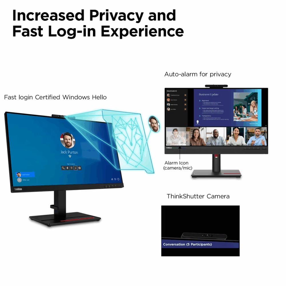 ThinkVision T24v-30 60.45cms (23.8) Monitor - Image 6