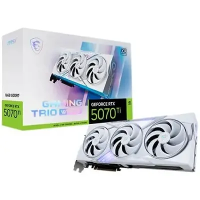 MSI RTX 5070 Ti Gaming Trio OC White 16GB GDDR7 Graphics Card