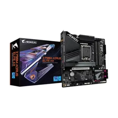 Gigabyte Z790M AORUS ELITE AX (WiFi) Motherboard Supports Intel 12th, 13th & 14th Gen Processors