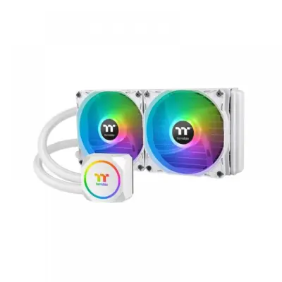 Thermaltake TH240 ARGB Sync Snow Edition AIO Liquid Cooler – White