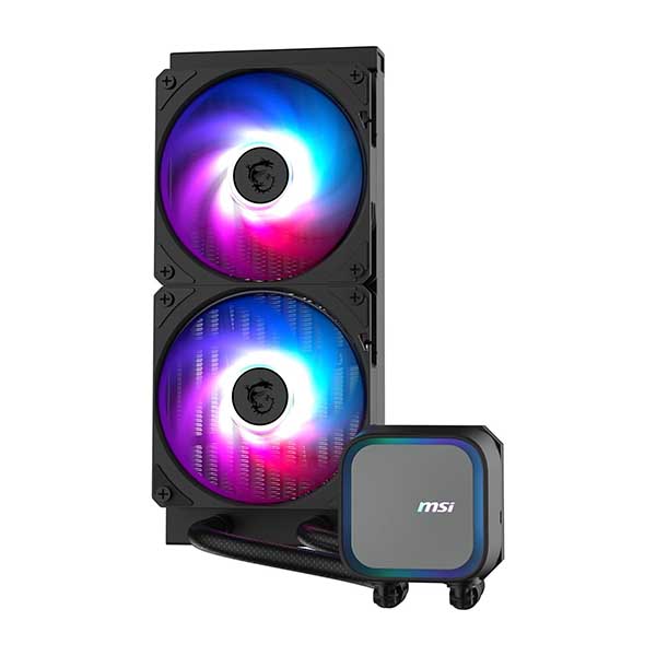 MSI MAG CORELIQUID A13 240mm ARGB AIO Liquid CPU Cooler (Black)