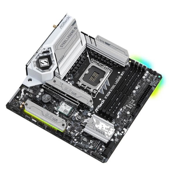 ASRock B760M Steel Legend WIFI Motherboard Supports Intel 12th , 13th & 14th Gen Processors