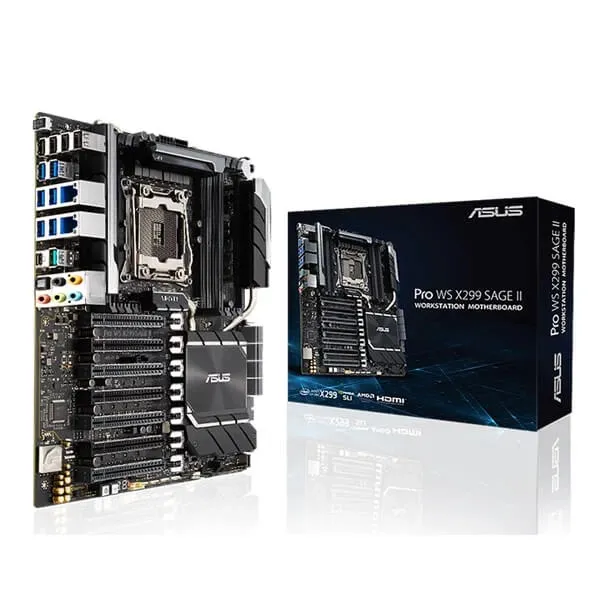 Asus Pro WS X299 Sage II LGA 2066 Intel Core X Workstation Motherboard