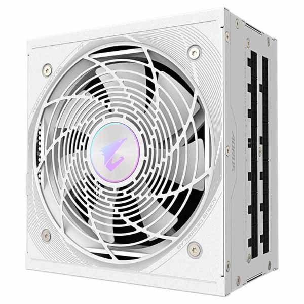 Gigabyte AORUS ELITE ICE 1000W 80 PLUS Platinum Modular ATX Power Supply (White)