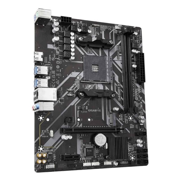 Gigabyte B450M K (rev. 2.0) (Socket AM4/B450/DDR4/Micro ATX) Motherboard