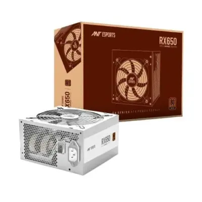 Ant Esports RX650 White 80 Plus Bronze Gaming Power Supply