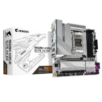 Gigabyte B650M Aorus Elite AX ICE mATX Motherboard