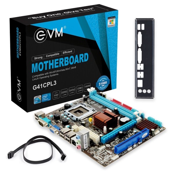 EVMG41CPL3 EVM Intel G41 DDR3 Motherboard