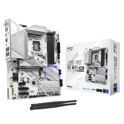 Asrock Z890 Pro RS WIFI DDR5 Intel LGA 1851 ATX Motherboard White