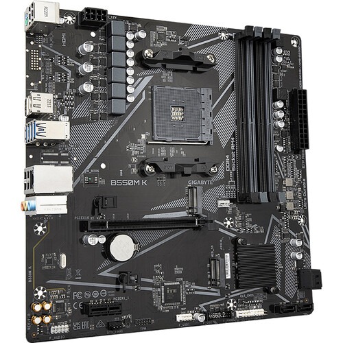 Gigabyte B550M K (rev. 1.0) AM4 Micro-ATX Motherboard