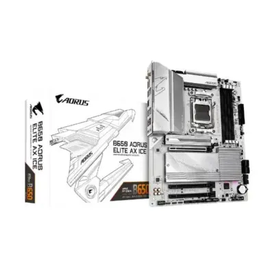 Gigabyte B650 Aorus Elite AX ICE AMD AM5 LGA 1718 ATX Motherboard