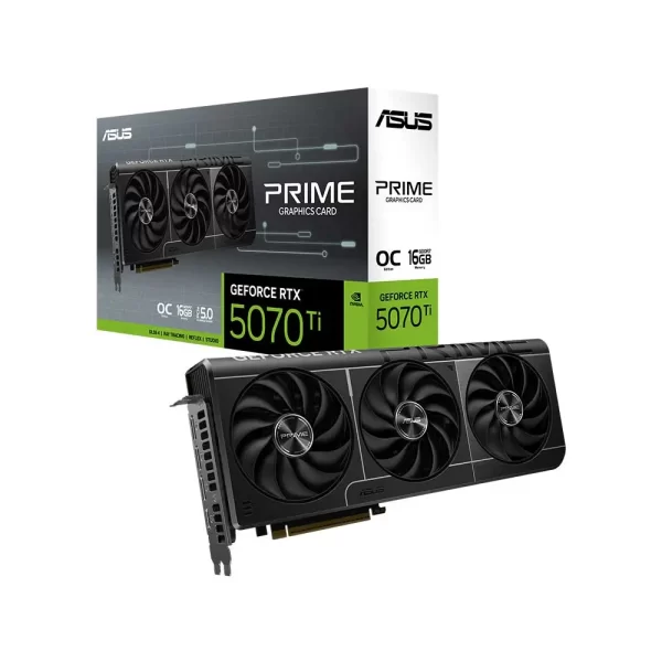 Asus Prime Rtx 5070 Ti OC Edition 16Gb GDDR7 Graphics Card