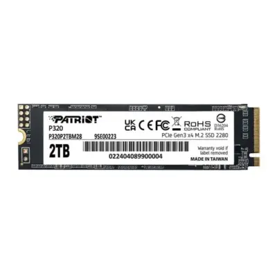 Patriot P320 2TB M.2 2280 PCIe Gen 3×4 SSD