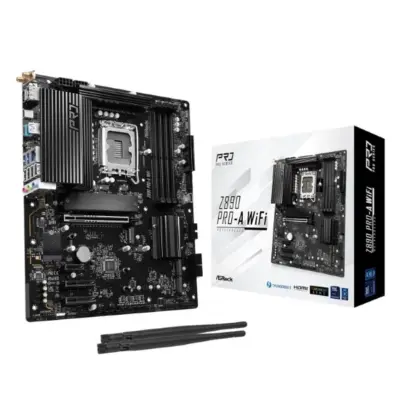 ASRock Z890 Pro-A WiFi 6E Intel Core Ultra DDR5 LGA1851 ATX Motherboard