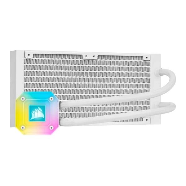 Corsair ICUE H100i Elite Capellix CPU Liquid Cooler (White)