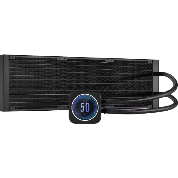 Corsair iCUE H170i Elite LCD XT Display 420mm CPU Liquid Cooler (Black)