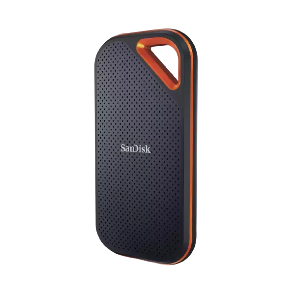 SanDisk 2TB Extreme Pro Portable SSD 2000MB/s R/ W, Upto 3 meter drop protection with IP65 water and dust resistance, Metal Enclosure, PC, MAC & TypeC Smartphone Compatible, 5Y Warranty,External SSD