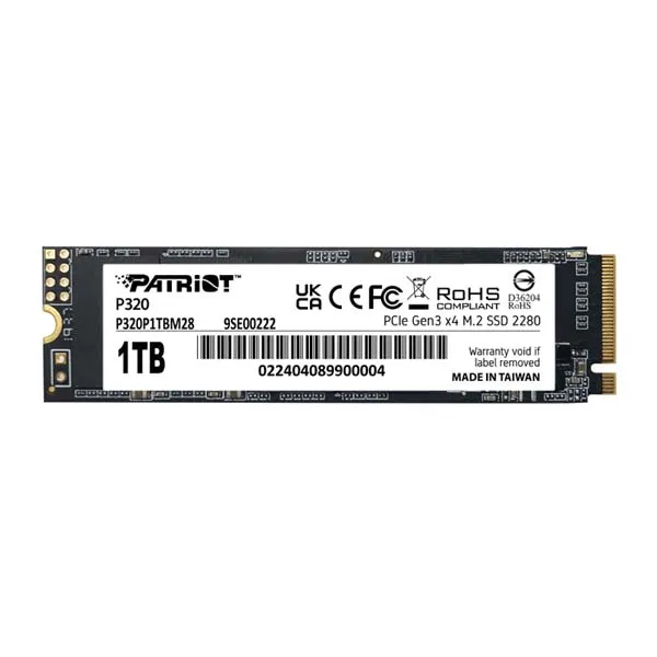 Patriot P320 1TB M.2 2280 PCIe Gen 3×4 SSD