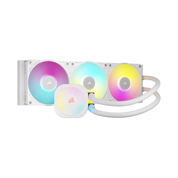 CORSAIR iCUE LINK Titan 360 RX RGB Liquid CPU Cooler (White)