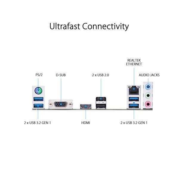 Asus Prime A520M-K AMD Motherboard