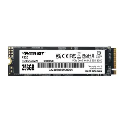 Patriot P320 256GB M.2 2280 PCIe Gen 3×4 SSD