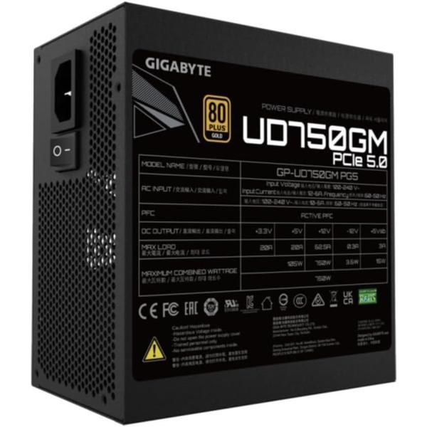 Gigabyte UD750GM PG5 750W 80 Plus Gold Power Supply