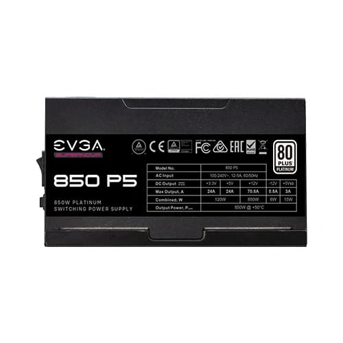 EVGA SuperNova 850 P5 Platinum 850 Watt Fully Modular Smps