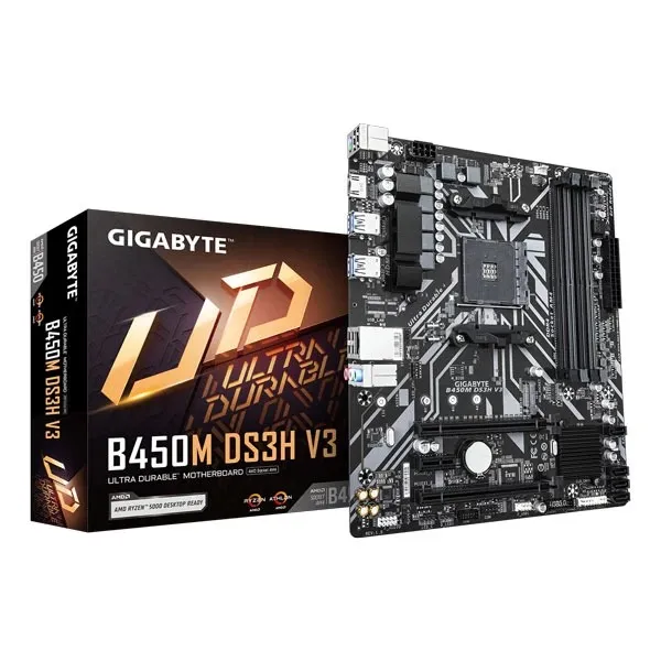 Gigabyte B450M DS3H V3 (rev. 1.5) Motherboard