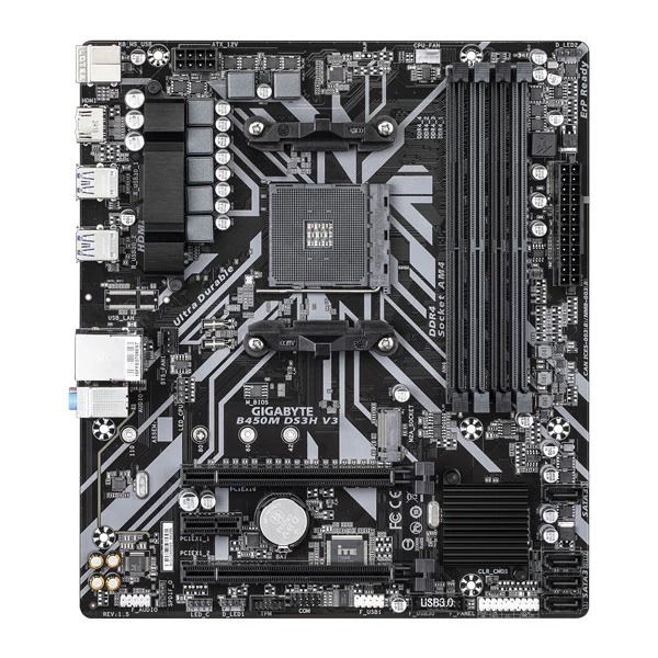 Gigabyte B450M DS3H V3 (rev. 1.5) Motherboard