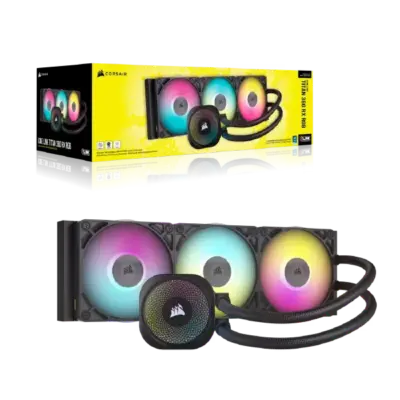 CORSAIR iCUE LINK Titan 360 RX RGB Liquid CPU Cooler (Black)