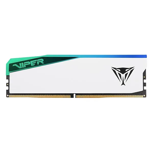 Patriot Viper Elite 5 RGB DDR5 32GB (1 x 32GB) 6000 MHz CL30 RAM DIMM Module (White)