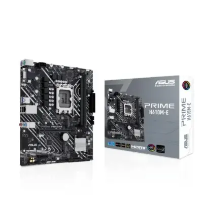 ASUS Prime H610M-E DDR5 Intel LGA 1700 mATX Motherboard Supports Intel 12th, 13th & 14th Gen Processors